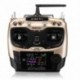 Szín: Arany mód 1 - Radiolink AT9S Pro TX 10/12CH RC rádióvezérlő adó R9DS RX 2.4G vevővel RC FPV Racing Drone számára