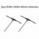 Szín: 2db 2.4G 70mm antenna - iFlight ELRS 915MHz / ELRS 2.4G 40mm / 70mm antenna Commando 8 FPV Racing Drone rádióadóhoz