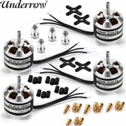 Szín: 4db XA2212 1400KV - Emax XA2212 820KV 980KV 1400KV 3S kefe nélküli motor Mini 250 280 FPV Quadcopter Quadcopterhez