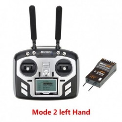 Szín: Bal kéz - Microzone MC10 10CH 2,4 GHz FHSS adó távirányító 2,4 GHZ MC9008S vevővel RC FPV Racing Drone