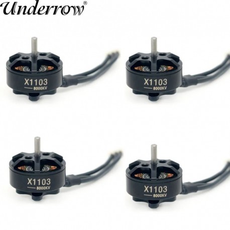 Szín: 2db - 1/2/4 db Racing Edition X1103 8000KV motor 2-3S kefe nélküli motor FPV Racing Drone RC Quadcopter FPV barkács