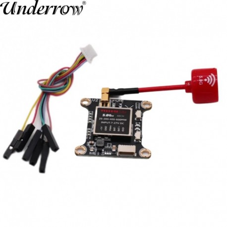 VTX5848 LITE 48CH 5.8G 25/100/200/400/600mW kapcsolható VTX videó adó modul OSD vezérlés Rc FPV dronehoz