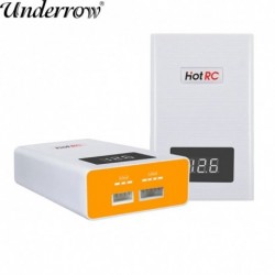Szín: amerikai csatlakozó - Hotrc A400 Digital 3S 4S 3000mah RC Lipo akkumulátor kiegyensúlyozó töltő LED képernyővel