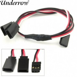 Szín: 100MM-5db - 5db/tétel 150mm 300mm 500mm RC Servo Y hosszabbító kábel vezeték vezeték JR Futaba Rc akkumulátoros
