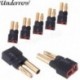 Szín: 5db - 1 / 2 / 5db T dugós csatlakozó banándugó HXT 4,0 mm-es dugós csatlakozó adapter Rc Lipo akkumulátorhoz Rc