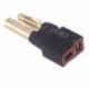 Szín: 5db - 1 / 2 / 5db T dugós csatlakozó banándugó HXT 4,0 mm-es dugós csatlakozó adapter Rc Lipo akkumulátorhoz Rc