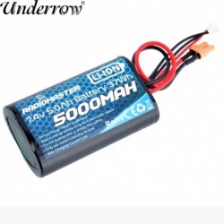 Szín: 2db - RadioMaster 5000mah 7.4V 2S 37Wh Li-ion akkumulátor, nagy kapacitású JST-XH és XT30 csatlakozó a TX16S TX18S