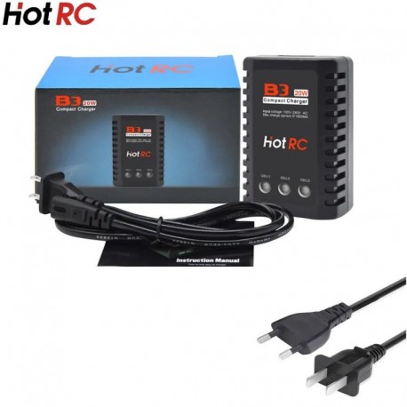 Szín: Box-EU-val - HotRc Imax B3 20W 1,6A kompakt hordozható akkumulátor-egyensúly töltő 7,4V 11,1V RC LiPo