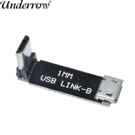 Szín: 1db - L-típusú adapterlemez Micro USB dugasz-alj bővítőkártya 27X9X12mm RC FPV Racing repülésvezérlő barkács