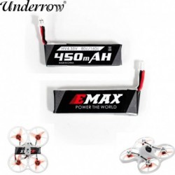 Szín: 5db - Emax Tinyhawk 1S 450mah 80C repülőgép lítium-polimer akkumulátor PH2.0 Emax Tinyhawk Avan RC FPV drón
