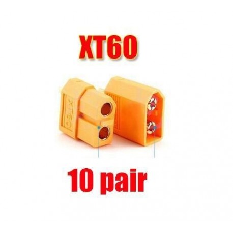 Szín: 10 pár XT60 - 10/20db XT60 XT30 XT90 dugós csatlakozó dugók és T-dugó RC Lipo akkumulátorhoz (5/10 pár)