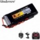 Szín: 2db - 1/2db YW 3.7V 2200mAh 8C Lipo akkumulátor Graupner MZ-12 PRO / Wfly ET07 X4 Transmitter RC Drone modellhez