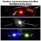 Utólag beépíthető drone 7 színű LED vaku LED helyzetű vezeték nélküli lámpák RC fix szárnyú repülőgépekhez,