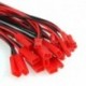 Szín: 100mm JSTplug-20PCS - 20 db 100 mm-es 150 mm-es 200 mm-es JST dugós dugós csatlakozó dugó RC Lipo akkumulátorhoz