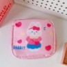 Szín: 8 - 1 DB női lányok Kawaii kozmetikai smink tároló táska utazó betét egészségügyi betét táska mini adatkábel