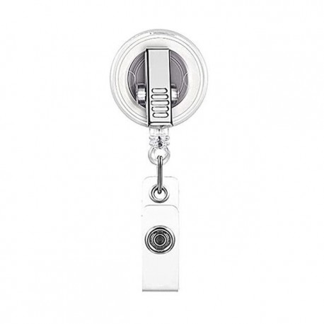 Szín: Clear Badge Reel - 1db Nővér orvosi azonosító jelvények tartó orsók címkecsipesz PVC átlátszó, könnyen