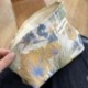 Szín: b - 2023 új sminkecset tároló tasak rendszerező Jacquard szövet sminktáska virágos cipzáras kozmetikai tasak női