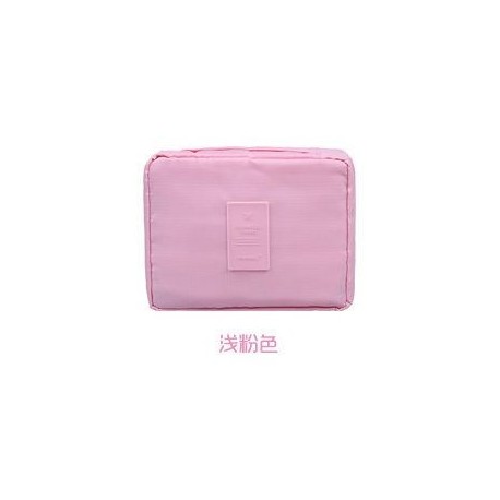 Szín: Rózsaszín - Szabadtéri lány sminktáska női nagy hordtáska kozmetikai táska női piperecikkekhez vízálló női