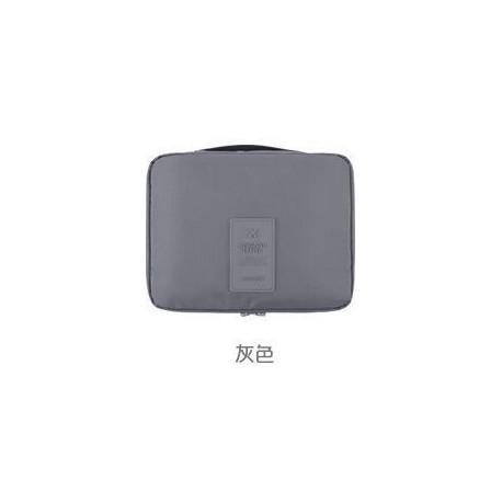 Szín: Szürke - Szabadtéri lány sminktáska női nagy hordtáska kozmetikai táska női piperecikkekhez vízálló női kefe