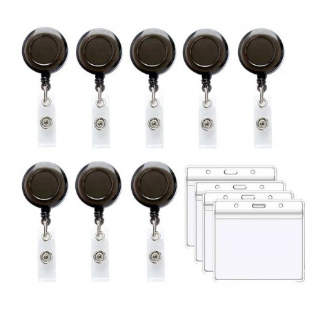 Szín: narancs - Női Férfi Névjegykártya-tartó PVC Átlátszó Behúzható Hitelkártya-tartók Bankigazolvány-tartók