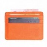 Szín: narancs - Férfi kisméretű névjegykártya tárca Ultravékony kártyatartó pénztárca azonosító hitelkártya tok