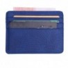 Szín: kék - Férfi kisméretű névjegykártya tárca Ultravékony kártyatartó Pénztárca ID hitelkártya tok Női Mini ID