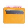 Szín: sárga - Férfi kisméretű névjegykártya tárca Ultravékony kártyatartó Pénztárca ID hitelkártya tok Női Mini