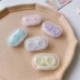 Szín: sárga - Kontaktlencse tok nőknek Lovely Pocket Mini kontaktlencse doboz utazási készlet Easy Lencsetartó bottal