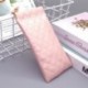 Szín: rózsaszín - 18x8,5 cm - Puha Pu bőr napszemüveg táskák női hordozható érme rúzsok tároló tok tasak védő