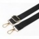 Fekete szín - 1,3 M hosszú, állítható táskaszíj Nylon Messenger Crossbody válltáska Tartozék táskapántok a