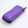 Szín: Lila16,8x6,8x5,3cm - Szemüvegtok Női napszemüvegdoboz Prémium bolyhos kagyló kemény szemüvegvédő Hordozható