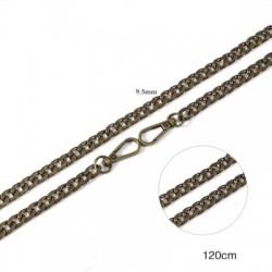 Szín: 1 - 40/120 cm-es fém láncszíj táskákhoz Diy váll kereszttartó táska tartozékok Kézitáska Levehető