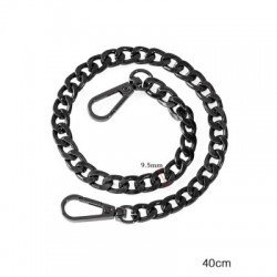 Szín: 4 - 40/120 cm-es fém láncszíj táskákhoz, barkácsolással váll kereszttartó táska tartozékok Kézitáska