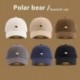 Szín: fekete-54-59cm - Női baseballsapka Férfi Hímzés Jegesmedve Hip Hop Snapback sapkák Pamut szörfös napsapka Uniszex