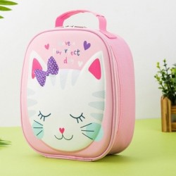 Szín: Cat 25x8x21cm - Gyermek rajzfilm ebédtáska Hordozható hőszigetelt termikus ebéddoboz piknik kellékek táskák