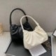 Szín: kék - Kis négyzet alakú redőzött fogantyúk Designer kézitáska Női Crossbody válltáskák Hírvivő