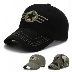 Szín: ArmyGreen-56-60cm - Nyári hálós férfi baseballsapka, hímzés, légáteresztő pamut Snapback taktikai napsapka