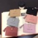 Fekete szín - Női Egyszerű pénztárcák Vékony PU bőr női érmepénztárca Mini Hasp Multi-Cards Bankkártya tartó