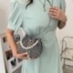 Szín: Többszínű - Luxus gyémánt válltáska vödörtáska Crossbody kézitáska Női Esküvő Esti Party Kuplung