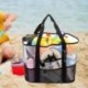 Szín: 1 - Outdoor Beach Tote Bag Utazási Kozmetikai Fürdőruha Hálós Tároló Szervező Papucs Ruházat Törölköző