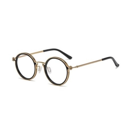 Keret színe: Arany-200 - Retro olvasószemüvegek Férfi Intelligens Zoom Szemüveg Kerek Keret Presbyopia Szemüvegek Üzleti