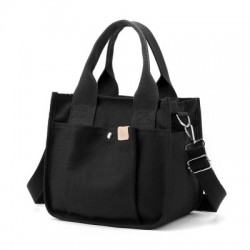 Fekete szín - Csomagtartók Táskák Női Nagy kapacitású Kézitáskák Japán vászon Egy vállas Messenger Bag Több zsebes