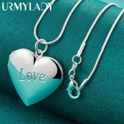 45-cm---URMYLADY-925-Sterling-Silver-Love-Heart-fot__keret-med__l-nyakl__nc-n__knek-esk__v__i-parti-divat-__kszerek