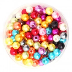 Sz__n_-t__rkiz---Hot-Fashion-8mm-150db_t__tel-Kerek-gy__ngy-ut__nzat-Random-Mix-Colors-Plastic-Pearl-gy__ngy__k-bark__cs