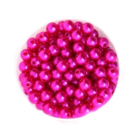 Sz__n_-fukszia---Hot-Fashion-8mm-150db_t__tel-Kerek-gy__ngy-ut__nzat-Random-Mix-Colors-Plastic-Pearl-gy__ngy__k-bark__cs