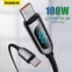 Sz__n_-z__ld---Baseus-USB-Type-C---USB-C-k__bel-100W_5A-PD-gyorst__lt__-t__lt__-vezet__k-Macbook-Xiaomi-Samsung-Type-C-USBC