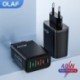 Csatlakoz__-t__pusa_-EU-fekete---Olaf-40W-3Ports-C-t__pus__-gyorst__lt__-QC3.0-mobiltelefon-t__lt__-PD-h__l__zati-adapter