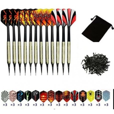 Sz__n_-k__szlet---14g-Biztons__gi-Soft-Darts-Szabadid__s-Biztons__gi-M__anyag-fej__-Darts-12-Darts-42-Farok-Sz__rny-__s-100-Dart
