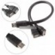 USB 2.0 A f - Double Dual USB N elosztó kábel